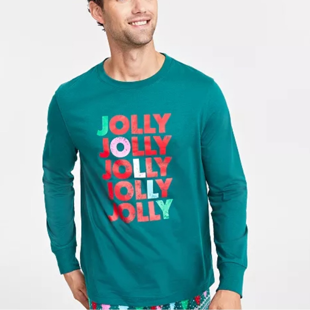 Family Pajamas Matching Men's Mix It Jolly Fair Pajamas Top